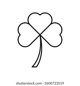 Clover icon isolated. simple vector icon on white background