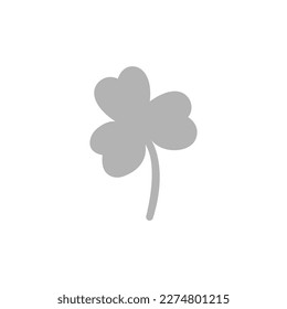 clover icon on a white background, vector illustration