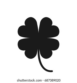 Clover icon. Vector illustration