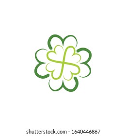 Clover icon Vector Illustration design Logo template