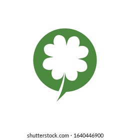 Clover icon Vector Illustration design Logo template