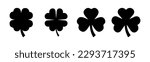 Clover icon vector illustration. clover sign and symbol. four leaf clover icon.