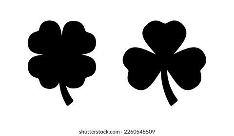 Clover icon vector illustration. clover sign and symbol. four leaf clover icon.