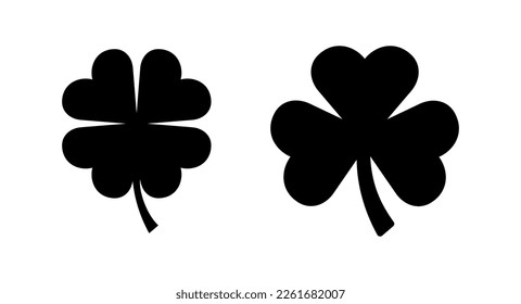 Clover icon vector illustration. clover sign and symbol. four leaf clover icon.