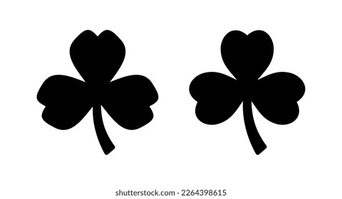 Clover icon vector illustration. clover sign and symbol. four leaf clover icon.