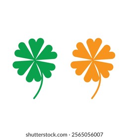 Clover icon vector illustration. clover sign and symbol. four leaf clover icon.