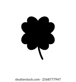 Clover icon vector illustration. clover sign and symbol. four leaf clover icon.