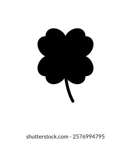 Clover icon vector illustration. clover sign and symbol. four leaf clover icon.