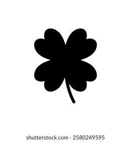 Clover icon vector illustration. clover sign and symbol. four leaf clover icon.