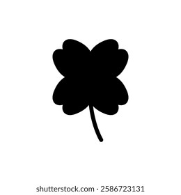 Clover icon vector illustration. clover sign and symbol. four leaf clover icon.