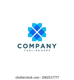 Clover Icon Vector Logo Template Illustration Design. suitable for all types of business, accounting, law, management etc.