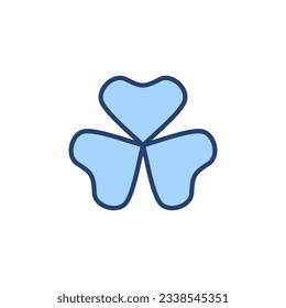 Clover icon vector. clover sign and symbol. four leaf clover icon.