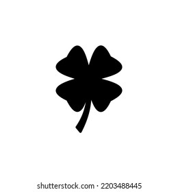 Clover icon vector for web and mobile app. clover sign and symbol. four leaf clover icon.