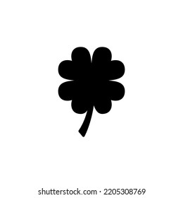 Clover icon vector for web and mobile app. clover sign and symbol. four leaf clover icon.