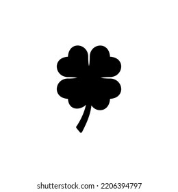 Clover icon vector for web and mobile app. clover sign and symbol. four leaf clover icon.