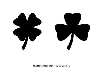 Clover icon vector for web and mobile app. clover sign and symbol. four leaf clover icon.