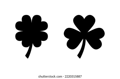 Clover icon vector for web and mobile app. clover sign and symbol. four leaf clover icon.