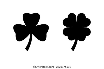 Clover icon vector for web and mobile app. clover sign and symbol. four leaf clover icon.