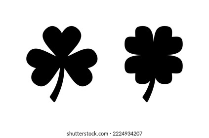 Clover icon vector for web and mobile app. clover sign and symbol. four leaf clover icon.