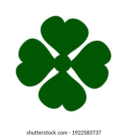 clover icon. for Website page and mobile app design vector element. vector illustration
