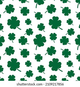 Clover. An Irish holiday. St. Patrick's Day. Botanical ornament. A symbol of good luck. Vector illustration. Meadow grass.
