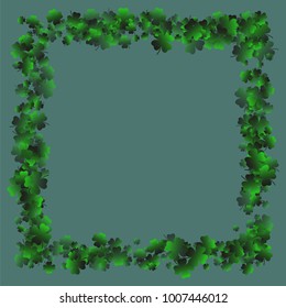 Clover isolated is a confetti which consist of many isolated elements. Stylish and beautiful clover isolated. Can be used as poster, border, background, wallpaper, card and etc