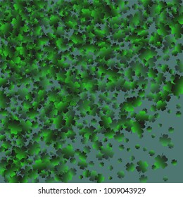 Clover isolated is a confetti which consist of many isolated elements. Stylish and beautiful clover isolated. Can be used as poster, border, background, wallpaper, card and etc