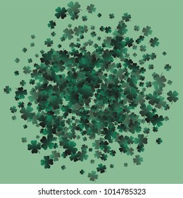 Clover isolated is a confetti which consist of many isolated elements. Stylish and beautiful clover isolated. Can be used as poster, border, background, wallpaper, card and etc