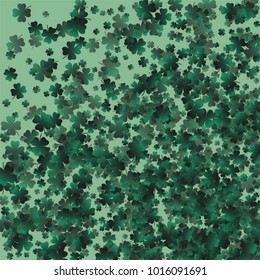 Clover isolated is a confetti which consist of many isolated elements. Stylish and beautiful clover isolated. Can be used as poster, border, background, wallpaper, card and etc