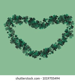 Clover isolated is a confetti which consist of many isolated elements. Stylish and beautiful clover isolated. Can be used as poster, border, background, wallpaper, card and etc