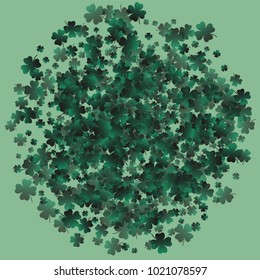 Clover isolated is a confetti which consist of many isolated elements. Stylish and beautiful clover isolated. Can be used as poster, border, background, wallpaper, card and etc