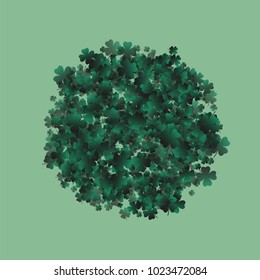 Clover isolated is a confetti which consist of many isolated elements. Stylish and beautiful clover isolated. Can be used as poster, border, background, wallpaper, card and etc