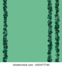 Clover isolated is a confetti which consist of many isolated elements. Stylish and beautiful clover isolated. Can be used as poster, border, background, wallpaper, card and etc