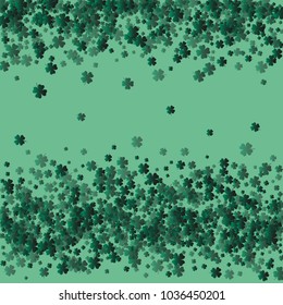 Clover isolated is a confetti which consist of many isolated elements. Stylish and beautiful clover isolated. Can be used as poster, border, background, wallpaper, card and etc