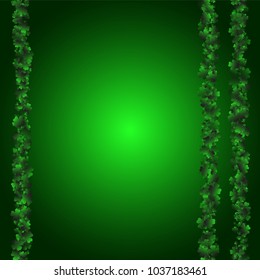 Clover isolated is a confetti which consist of many isolated elements. Stylish and beautiful clover isolated. Can be used as poster, border, background, wallpaper, card and etc