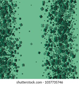 Clover isolated is a confetti which consist of many isolated elements. Stylish and beautiful clover isolated. Can be used as poster, border, background, wallpaper, card and etc