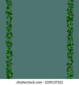 Clover isolated is a confetti which consist of many isolated elements. Stylish and beautiful clover isolated. Can be used as poster, border, background, wallpaper, card and etc