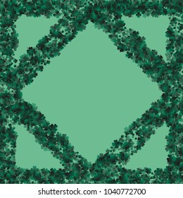 Clover isolated is a confetti which consist of many isolated elements. Stylish and beautiful clover isolated. Can be used as poster, border, background, wallpaper, card and etc