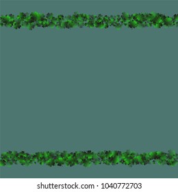 Clover isolated is a confetti which consist of many isolated elements. Stylish and beautiful clover isolated. Can be used as poster, border, background, wallpaper, card and etc