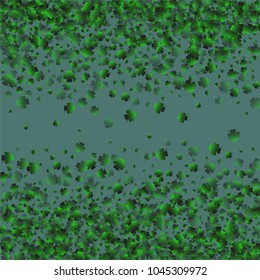 Clover isolated is a confetti which consist of many isolated elements. Stylish and beautiful clover isolated. Can be used as poster, border, background, wallpaper, card and etc