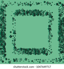 Clover isolated is a confetti which consist of many isolated elements. Stylish and beautiful clover isolated. Can be used as poster, border, background, wallpaper, card and etc