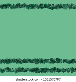 Clover isolated is a confetti which consist of many isolated elements. Stylish and beautiful clover isolated. Can be used as poster, border, background, wallpaper, card and etc