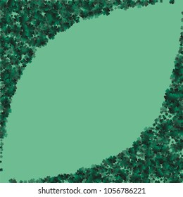 Clover isolated is a confetti which consist of many isolated elements. Stylish and beautiful clover isolated. Can be used as poster, border, background, wallpaper, card and etc