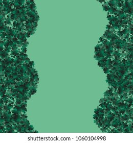 Clover isolated is a confetti which consist of many isolated elements. Stylish and beautiful clover isolated. Can be used as poster, border, background, wallpaper, card and etc