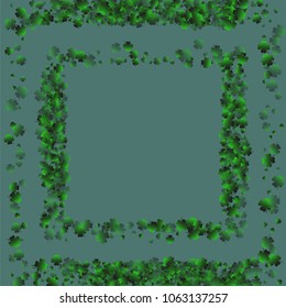 Clover isolated is a confetti which consist of many isolated elements. Stylish and beautiful clover isolated. Can be used as poster, border, background, wallpaper, card and etc
