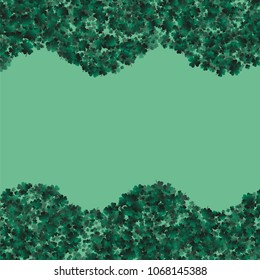 Clover isolated is a confetti which consist of many isolated elements. Stylish and beautiful clover isolated. Can be used as poster, border, background, wallpaper, card and etc