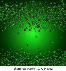 Clover isolated is a confetti which consist of many isolated elements. Stylish and beautiful clover isolated. Can be used as poster, border, background, wallpaper, card and etc