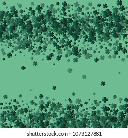 Clover isolated is a confetti which consist of many isolated elements. Stylish and beautiful clover isolated. Can be used as poster, border, background, wallpaper, card and etc