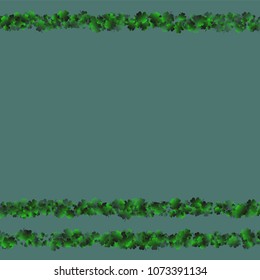 Clover isolated is a confetti which consist of many isolated elements. Stylish and beautiful clover isolated. Can be used as poster, border, background, wallpaper, card and etc