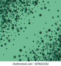 Clover isolated is a confetti which consist of many isolated elements. Stylish and beautiful clover isolated. Can be used as poster, border, background, wallpaper, card and etc
